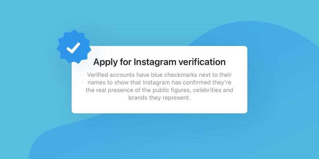 verified on Instagram